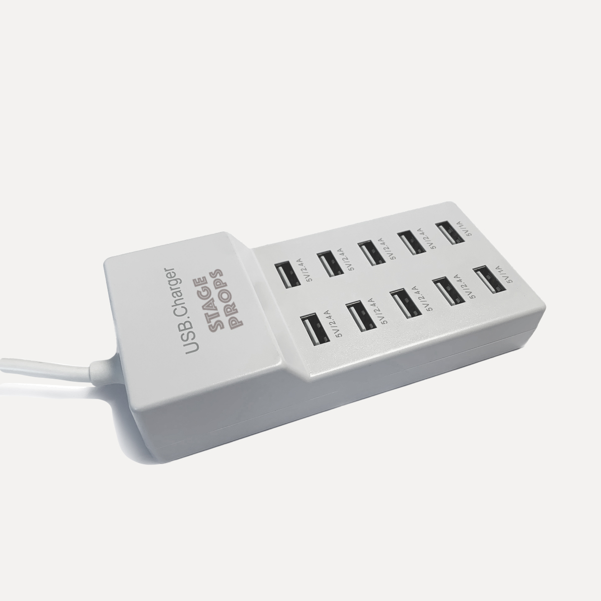 USB-laddningshubb med 10 portar för Stage Props-batterier