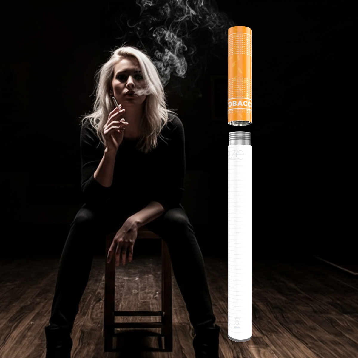Cigarettrekvisita för scenbruk